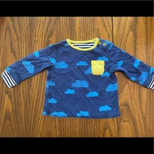 Mini Boden 3-6 month reversible sweatshirt